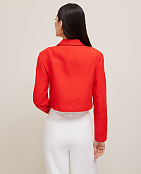 Blazer Jacket in Pique carousel Product Image 2