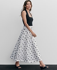 Floral Lace Full Skirt carousel Product Image 1