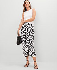 Petite Ikat Sarong Pencil Skirt carousel Product Image 1