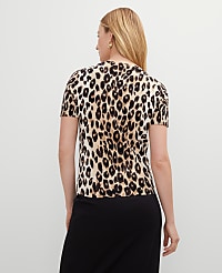 Animal Print Sweater Tee carousel Product Image 2