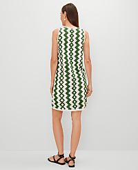 Geo Crochet Shift Dress carousel Product Image 2