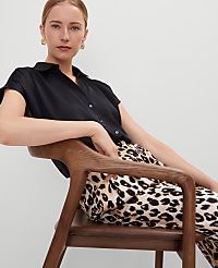 Split Neck Blouse carousel Product Image 3