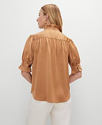 Ruffle Collar Shirt carousel Product Image 2