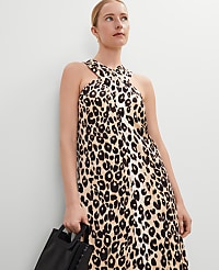 Animal Print Halter Maxi Dress carousel Product Image 4