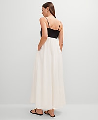 Strappy Linen Blend Maxi Dress carousel Product Image 2