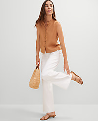 Linen Sleeveless Shirt carousel Product Image 3