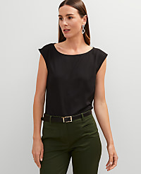 Sleeveless Crew Neck Top carousel Product Image 1