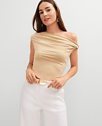 Petite Metallic Asymmetric Top carousel Product Image 3