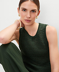 Open Stitch Sweater Shell carousel Product Image 3