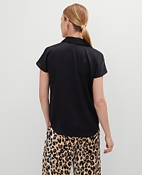 Split Neck Blouse carousel Product Image 2