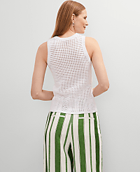 Petite Open Stitch Sweater Shell carousel Product Image 2