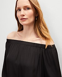 Gathered Off-The-Shoulder Top carousel Product Image 3