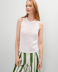 Petite Open Stitch Sweater Shell carousel Product Image 1