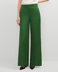 The Petite Easy Palazzo Pant in Linen Blend carousel Product Image 2