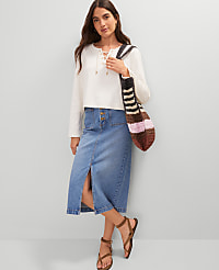 Weekend Collection Lace-Up Top carousel Product Image 4