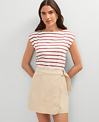 Weekend Collection Striped Boatneck Top carousel Product Image 1