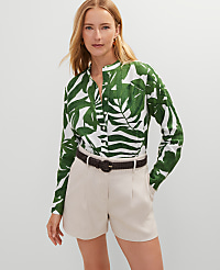 Floral Linen Perfect Shirt carousel Product Image 1
