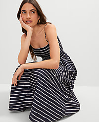 Weekend Striped Flare Dress carousel Product Image 3
