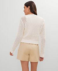 Weekend Collection Open Stitch Scalloped Cardigan carousel Product Image 2