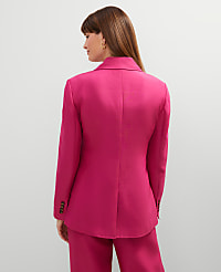 Studio Collection Single Button Fitted Long Blazer carousel Product Image 2