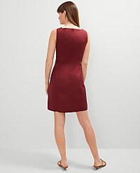 Petite Linen Blend Button-Down Dress carousel Product Image 2