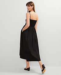 Petite Smocked Maxi Flare Dress carousel Product Image 2