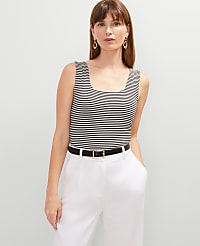 Striped Square Neck Tank Top carousel Product Image 1