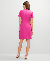 Button Pocket Shift Dress carousel Product Image 2