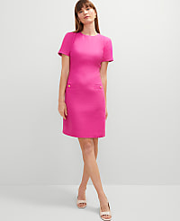 Button Pocket Shift Dress carousel Product Image 3