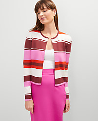 Striped Open Cardigan carousel Product Image 3