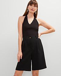 Petite Pleated Long Short carousel Product Image 1