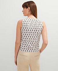 Floral Crew Neck Shell carousel Product Image 2