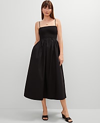 Smocked Maxi Flare Dress carousel Product Image 3