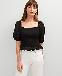 Square Neck Smocked Top carousel Product Image 1