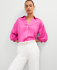 Petite Blouson Sleeve Shirt carousel Product Image 3