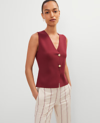 V-Neck Sweater Vest carousel Product Image 3