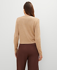 Petite Shimmer Open Cardigan carousel Product Image 2