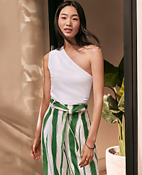 Ruched One-Shoulder Top carousel Product Image 3