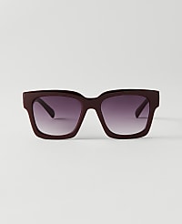 Oversized Curved Square Sunglasses carousel Product Image 1