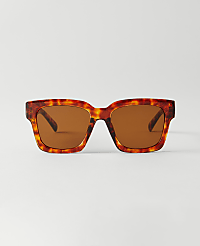 Oversized Curved Square Sunglasses carousel Product Image 1