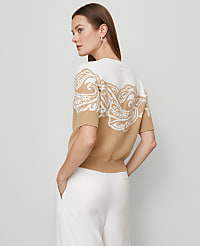 Paisley Jacquard Sweater carousel Product Image 2