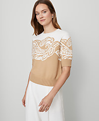 Paisley Jacquard Sweater carousel Product Image 3