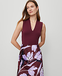 Sleeveless V-Neck Top carousel Product Image 1