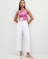 The Petite Relaxed Ankle Pant in Linen Blend carousel Product Image 5
