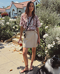 Petite Curved Hem Skort carousel Product Image 5