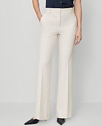 The Flare Trouser in Pinstripe carousel Product Image 3
