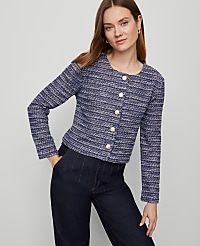 Tweed Cropped Jacket carousel Product Image 1
