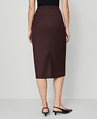 Twill Column Midi Skirt carousel Product Image 3