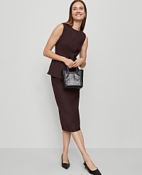 Twill Column Midi Skirt carousel Product Image 4