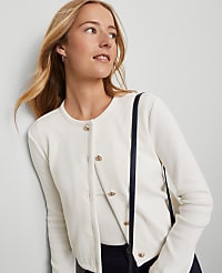 Petite Weekend Collection Knit Jacket carousel Product Image 1